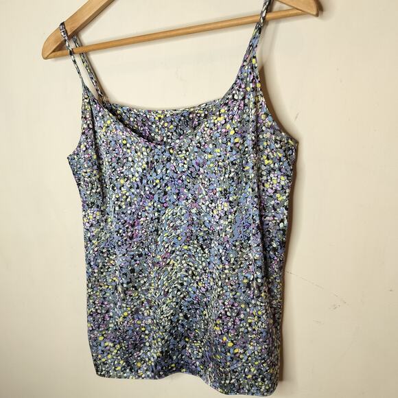 Chico's Silk Blend Tank Spotted Speckled Camisole - Picture 4 of 10
